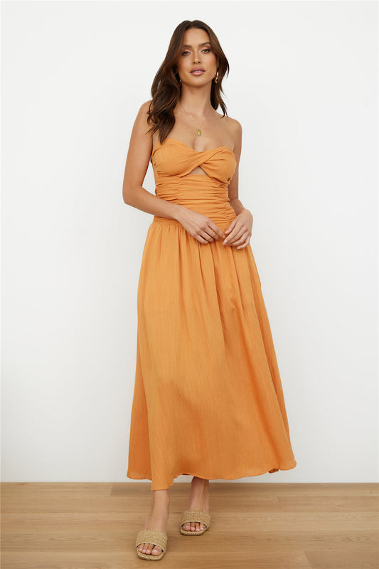 Bloody Mary Maxi Dress Orange