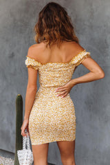 Passiona Dress Mustard