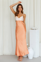 Angelic Lights Maxi Dress Orange