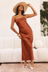 Coolness Calling Maxi Dress Brown