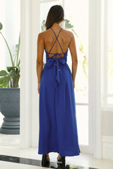 Gleaming Afternoon Maxi Dress Royal Blue