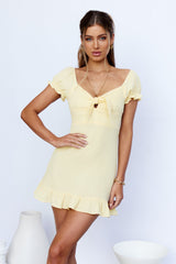 Only Desire Dress Yellow