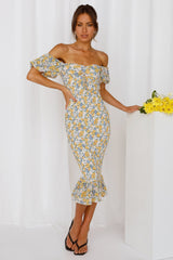 Alive Today Midi Dress Yellow