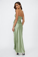 Luxe Prose Maxi Dress Sage