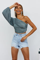 Adoring You Crop Khaki