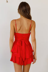 Classy Is The New Original Romper Red