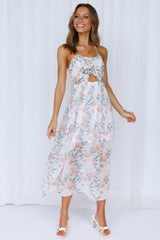 Smooth Breeze Maxi Dress White