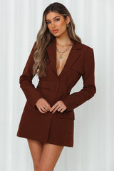 LIONESS Steinway Mini Dress Brown