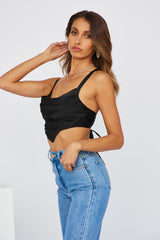 Love This Gem Crop Black