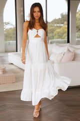 Desert Heart Maxi Dress White