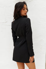 RUNAWAY Mei Blazer Dress Black