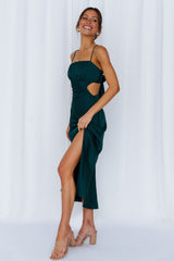 Daytime Affair Midi Dress Forest Green