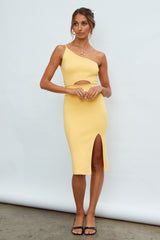 Jade Midi Dress Yellow