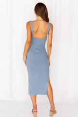 From Zero Midi Dress Ocean Blue