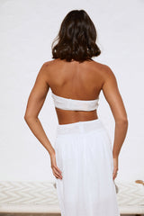 Iconic Revival Maxi Skirt White