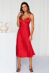 So Inlove Midi Dress Red