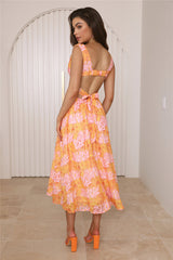 Speaking Truth Maxi Dress Orange