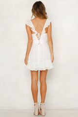 This Feeling Tonight Dress White