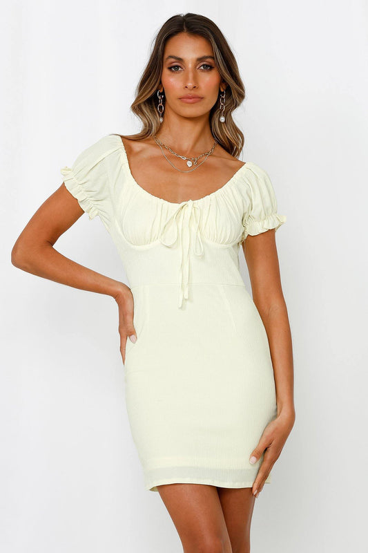 Timeless Pursuit Dress Yellow