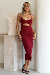 Lila Maxi Dress Wine