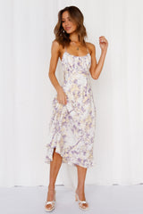 Flow With It Midi Dress Purple