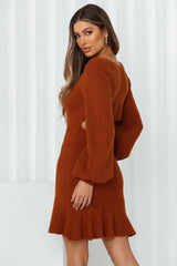 Alva Dress Rust