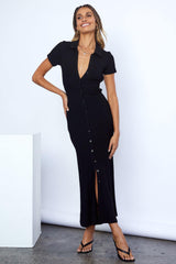 Last Minute Trip Maxi Dress Black