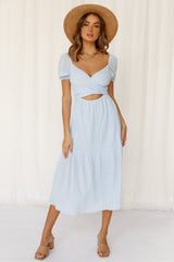 Do This My Way Midi Dress Blue