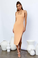 Hot Girl Summer Midi Dress Orange