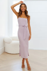 Ways I Loved You Knit Midi Dress Lilac