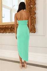 Keeping It Angelic Midi Dress Green