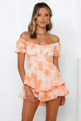 Serial Heartbreaker Romper Orange