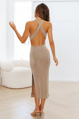 Question Time Maxi Dress Grey