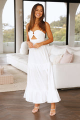 Desert Heart Maxi Dress White