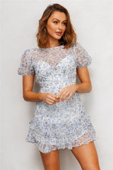 Cupcake Cutie Dress bluefloral