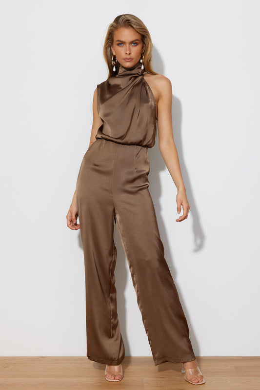 Youthful Days Jumpsuit Brown