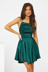 Hidden Lover Dress Forest Green