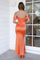 Kingdom Come Maxi Dress Orange