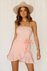 Material Worlds Dress Peach