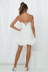 Waves Of Love Dress White