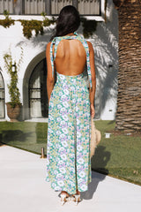 Garden Trips Maxi Dress Green