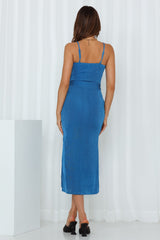 1AM Lullaby Midi Dress Cobalt