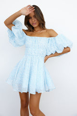 Flirty and Fun Dress Blue