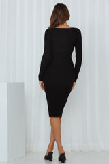 Cutest Midi Dress Black