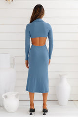 Polo Fantasies Maxi Dress Blue