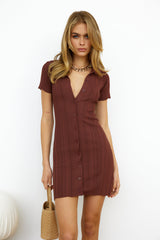 Brunch Love Dress Brown