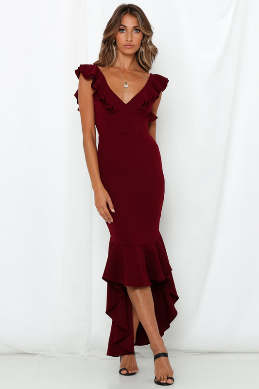 The Hills Maxi Dress Plum