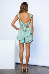 Gypsy Water Romper  Sage