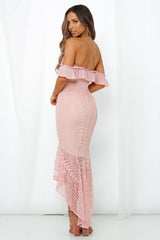 List Goes On Maxi Dress Blush