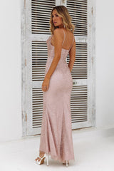 DEAR EMILIA Fame Seeker Maxi Dress Bronze